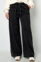 Denim joggingbroek