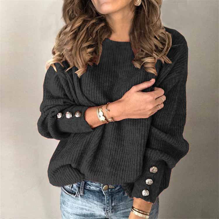 Amara | Loose-Fitting Knitted Sweater Made from a Cotton Blend