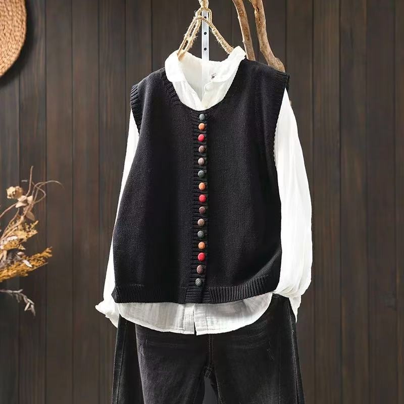 Claire | Sleeveless Knitted Vest