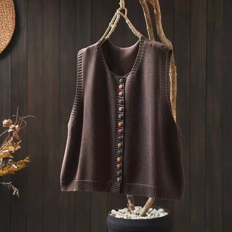 Claire | Sleeveless Knitted Vest