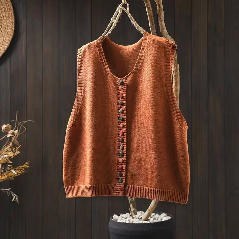 Claire | Sleeveless Knitted Vest