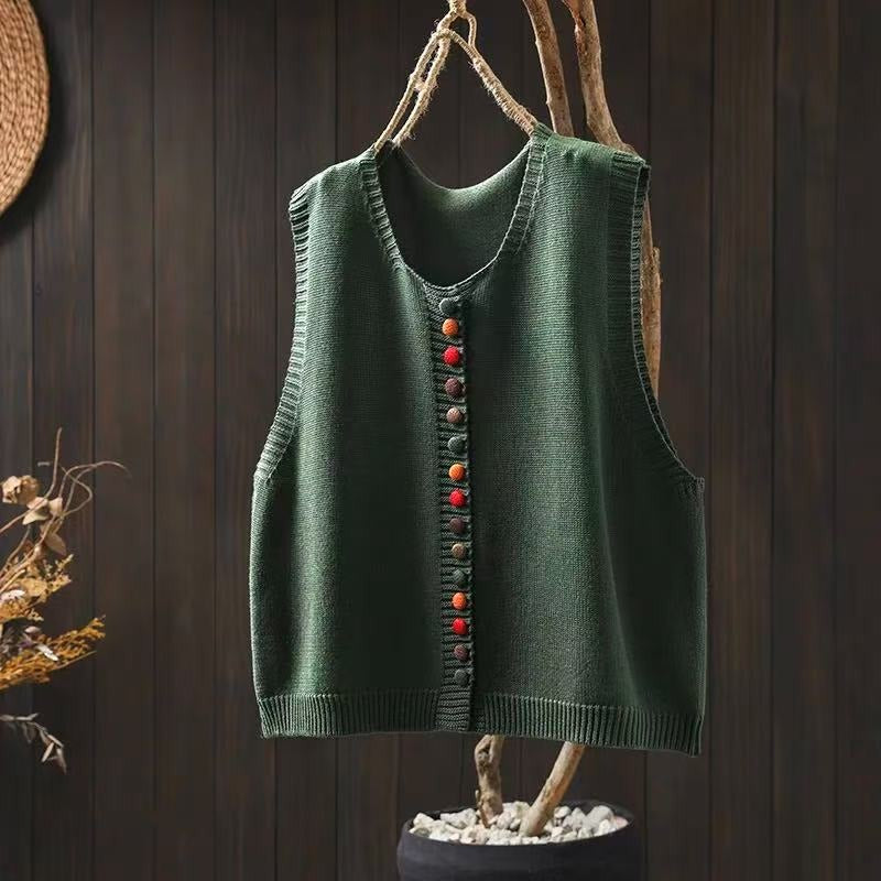 Claire | Sleeveless Knitted Vest