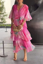 Soleil Floral Layer Dress