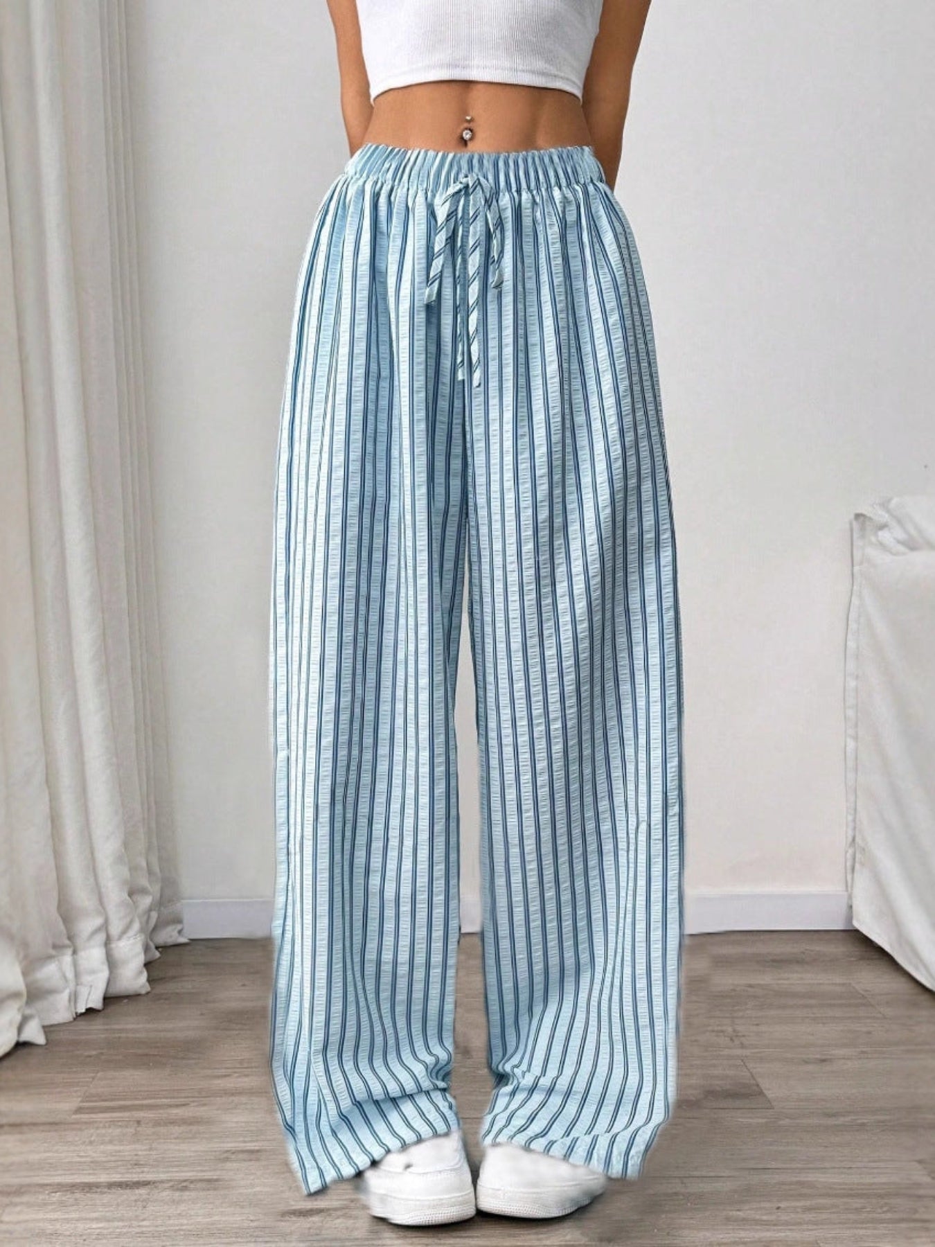 TAITE™ - Simple Summer Striped Relaxed Fit Buttom
