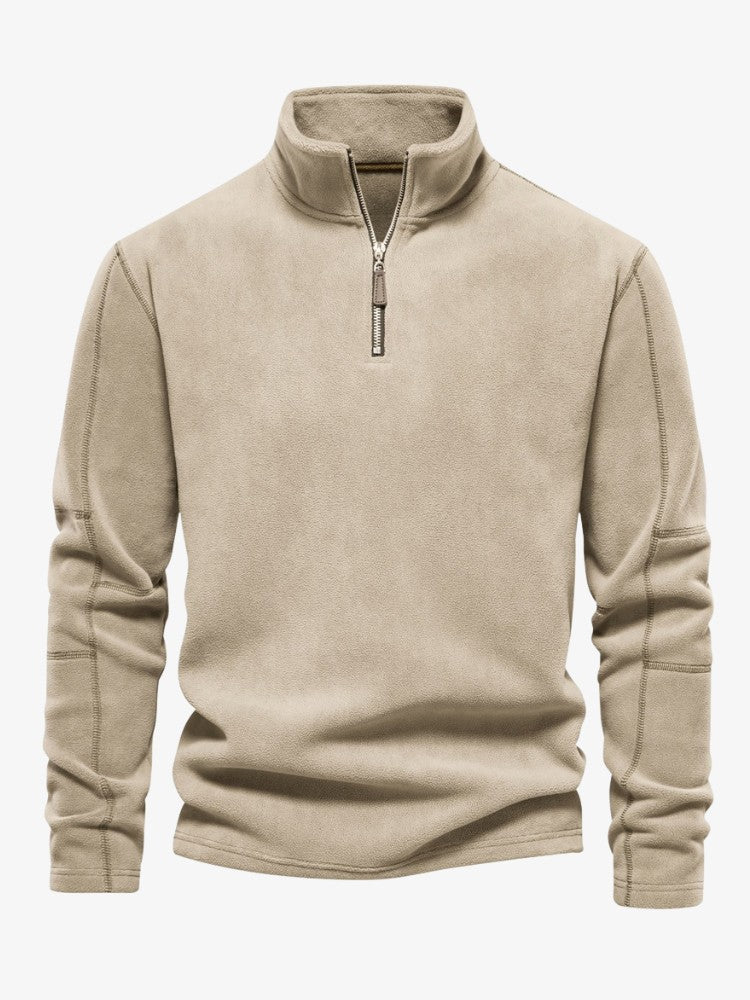 Thermal Ski Pully Heren – Warme Ski Trui met Half Zip