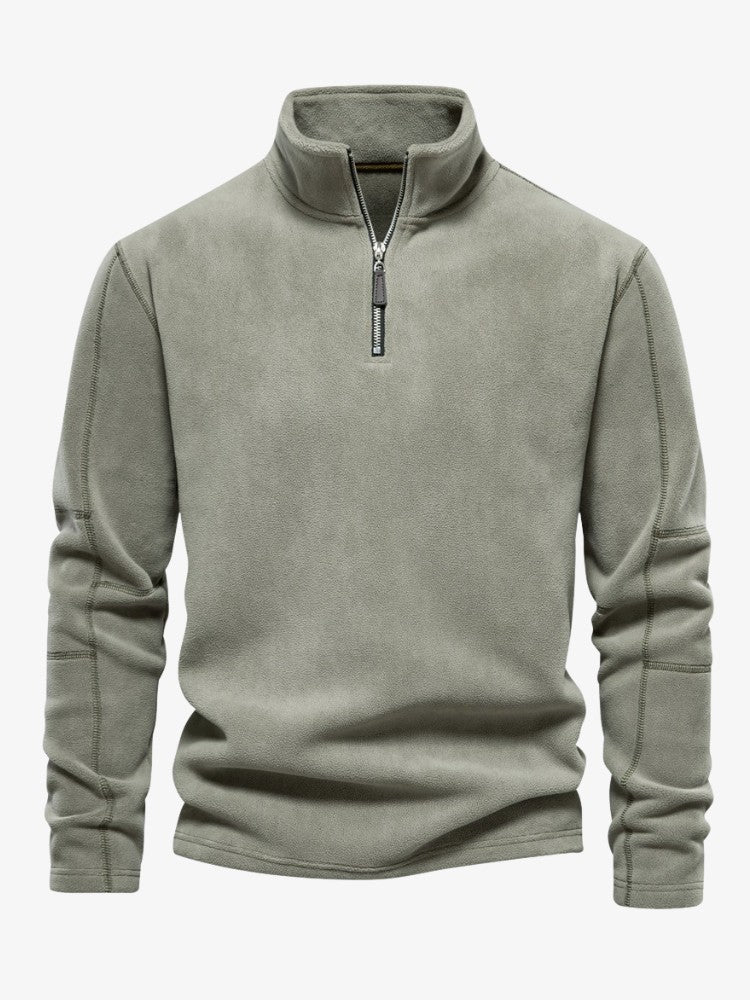 Thermal Ski Pully Heren – Warme Ski Trui met Half Zip