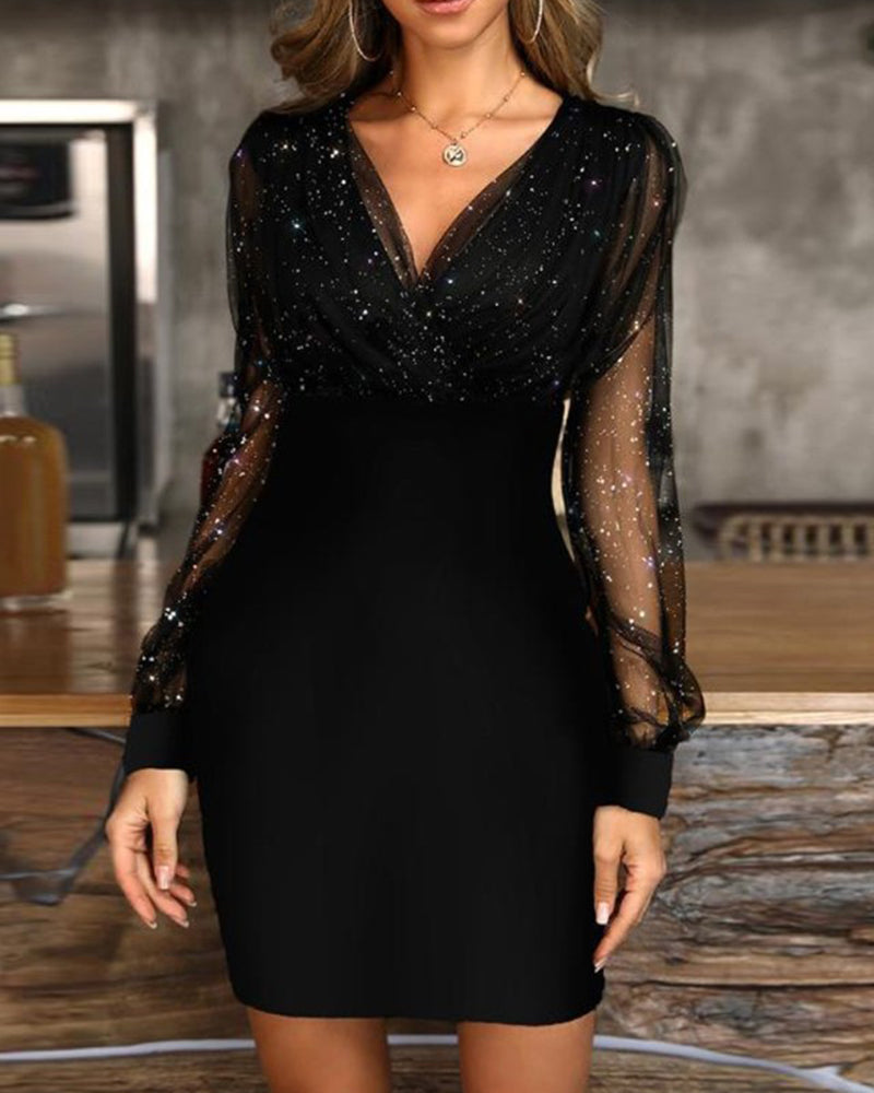Enyella - Elegant Casual Mesh Dress