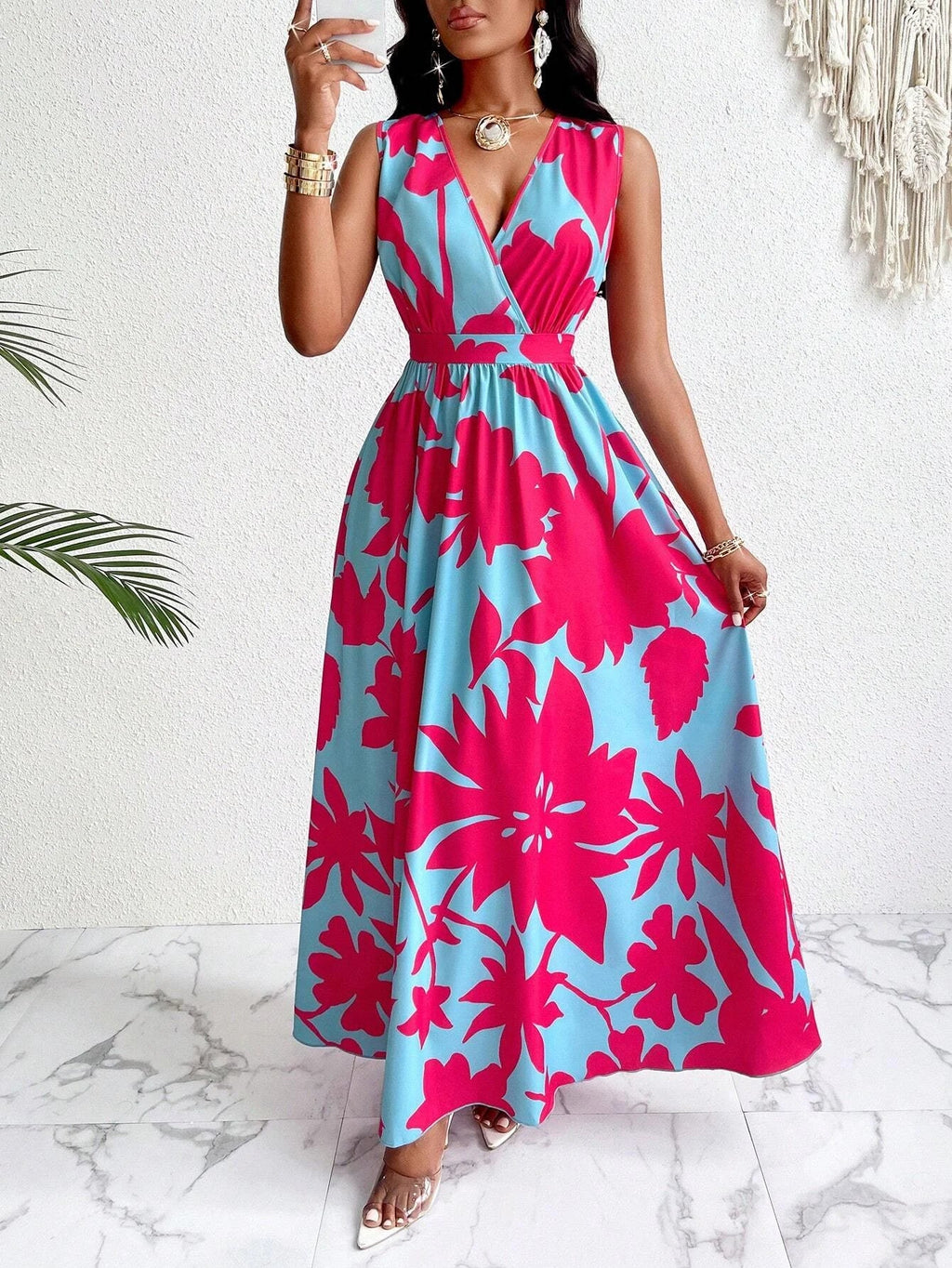Elise- Vintage Contrast Dress