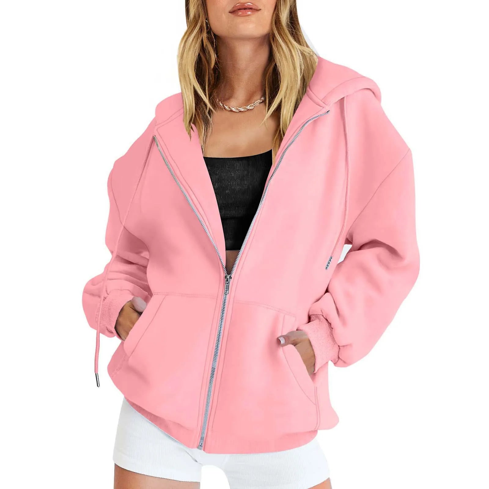 Gracie- Zip Up Sweatshirt / Hoodies