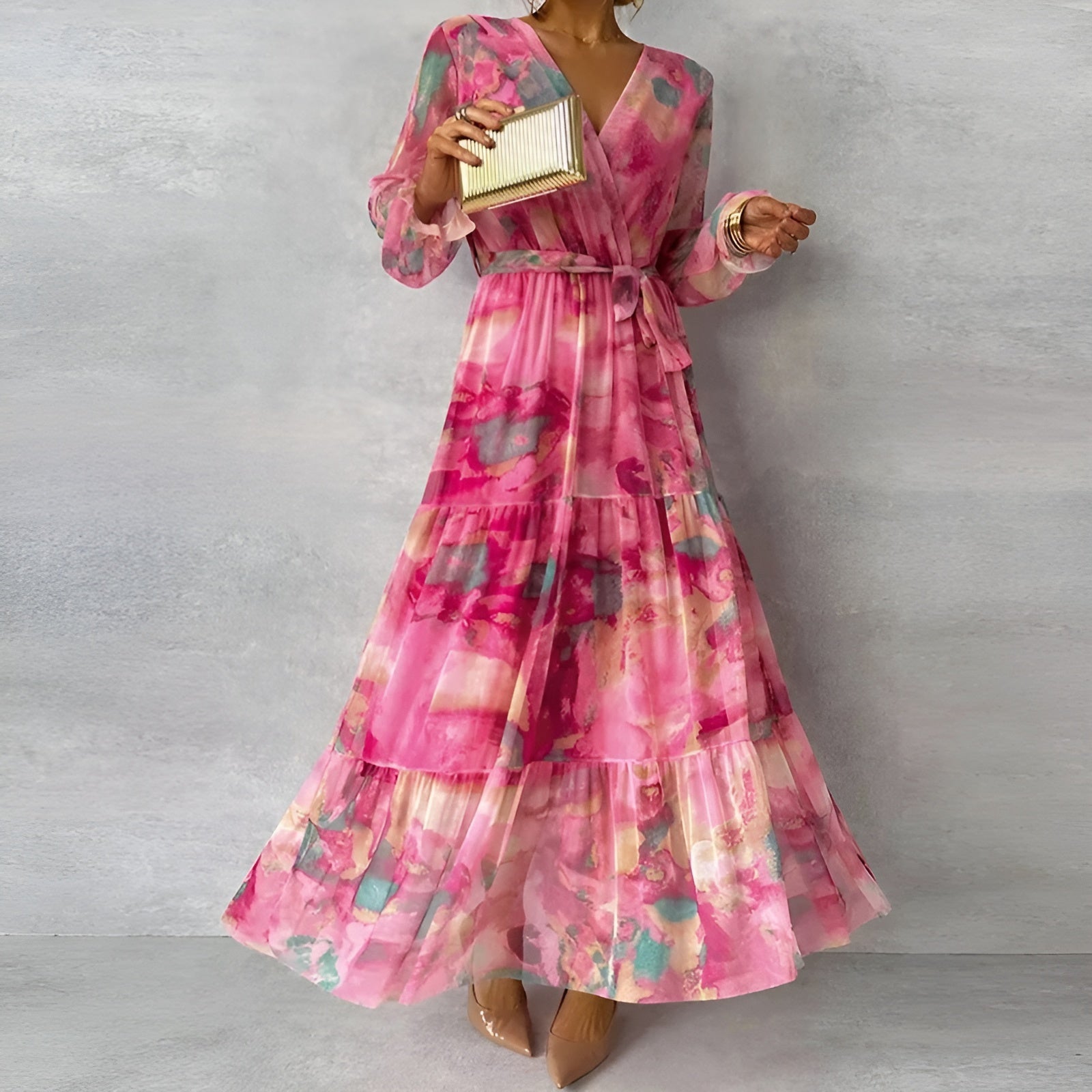 Marizanne - Elegant Floral Summer Dress