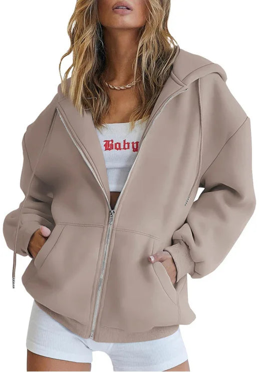 Gracie- Zip Up Sweatshirt / Hoodies