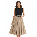 Solange- Midi Dress with Belt