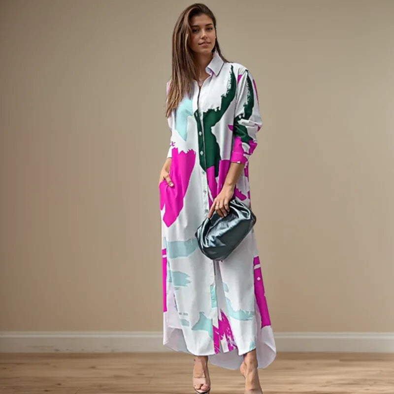 Marie- Elegant Temperament Printed dress
