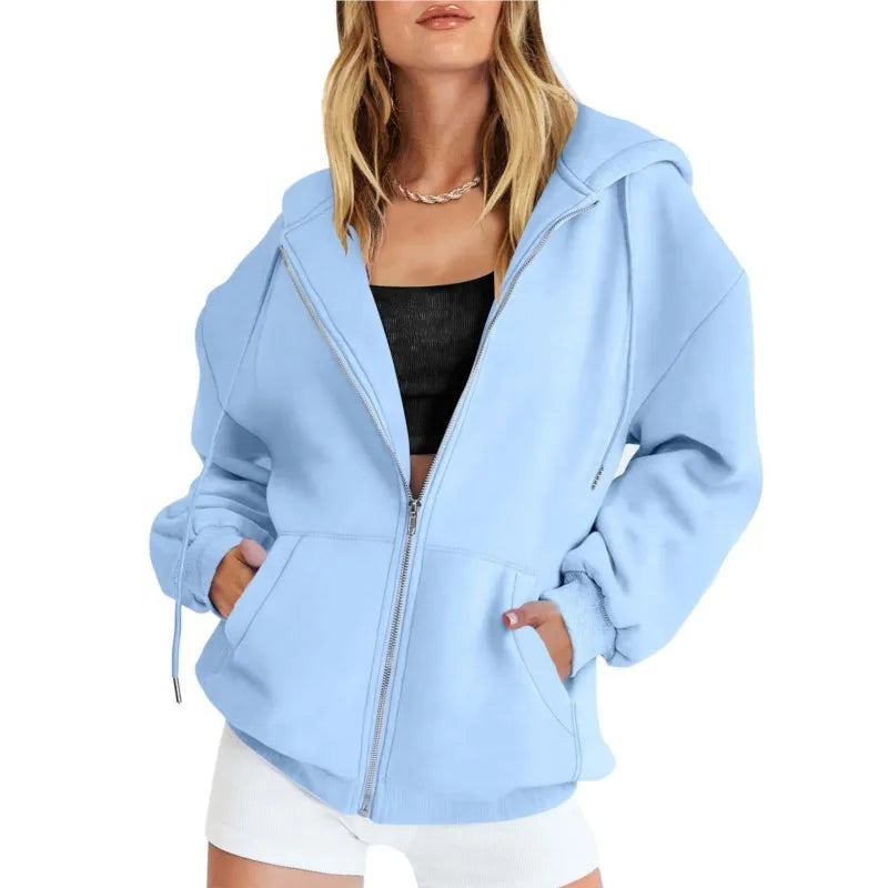 Gracie- Zip Up Sweatshirt / Hoodies