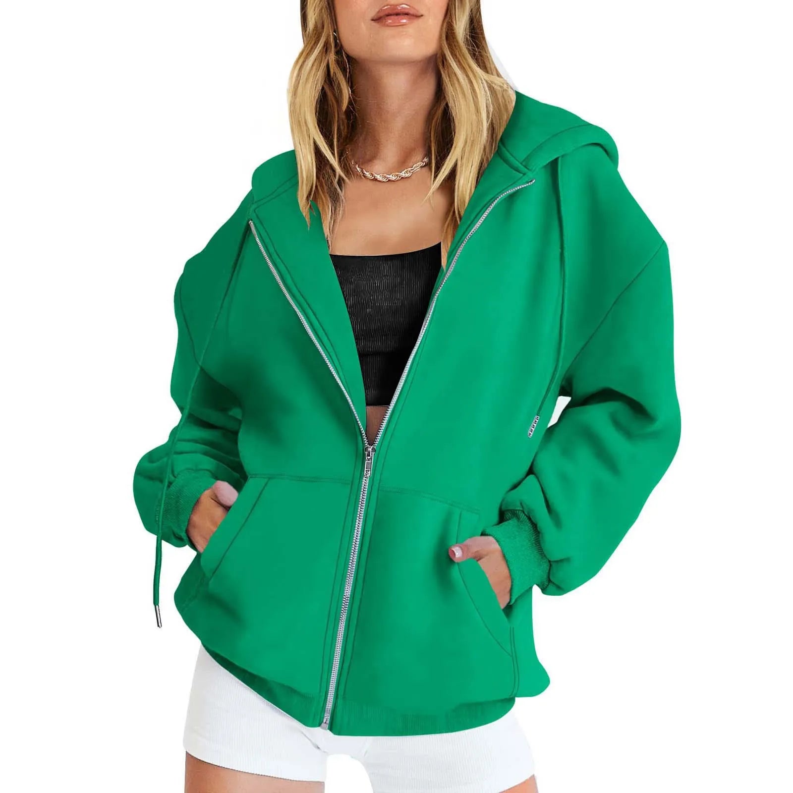 Gracie- Zip Up Sweatshirt / Hoodies
