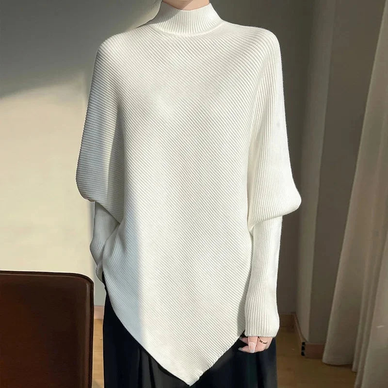 Louisa- Knitted Cowl Neck Sweater