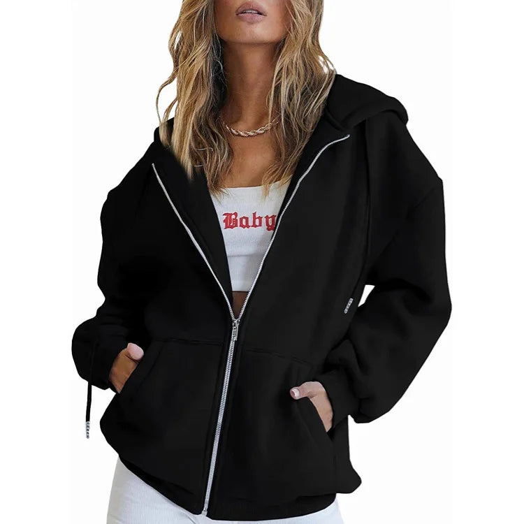 Gracie- Zip Up Sweatshirt / Hoodies