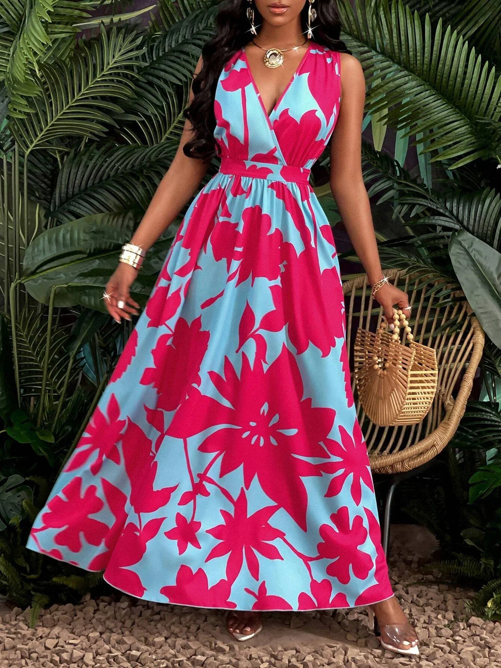 Elise- Vintage Contrast Dress