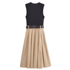 Solange- Midi Dress with Belt