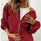 Gracie- Zip Up Sweatshirt / Hoodies