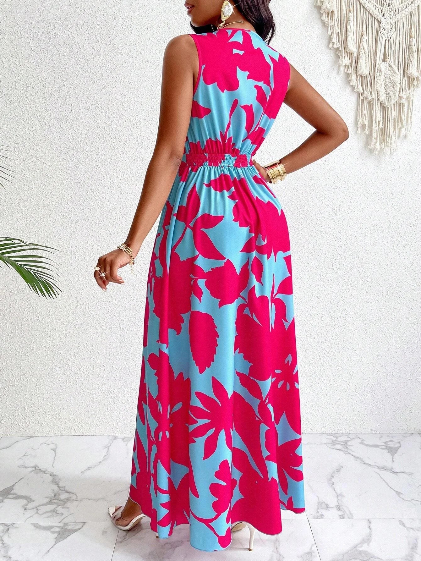 Elise- Vintage Contrast Dress