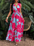 Elise- Vintage Contrast Dress
