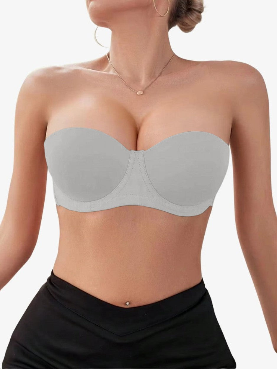 Strapless Push-up BH - Onzichtbare Half Cup BH