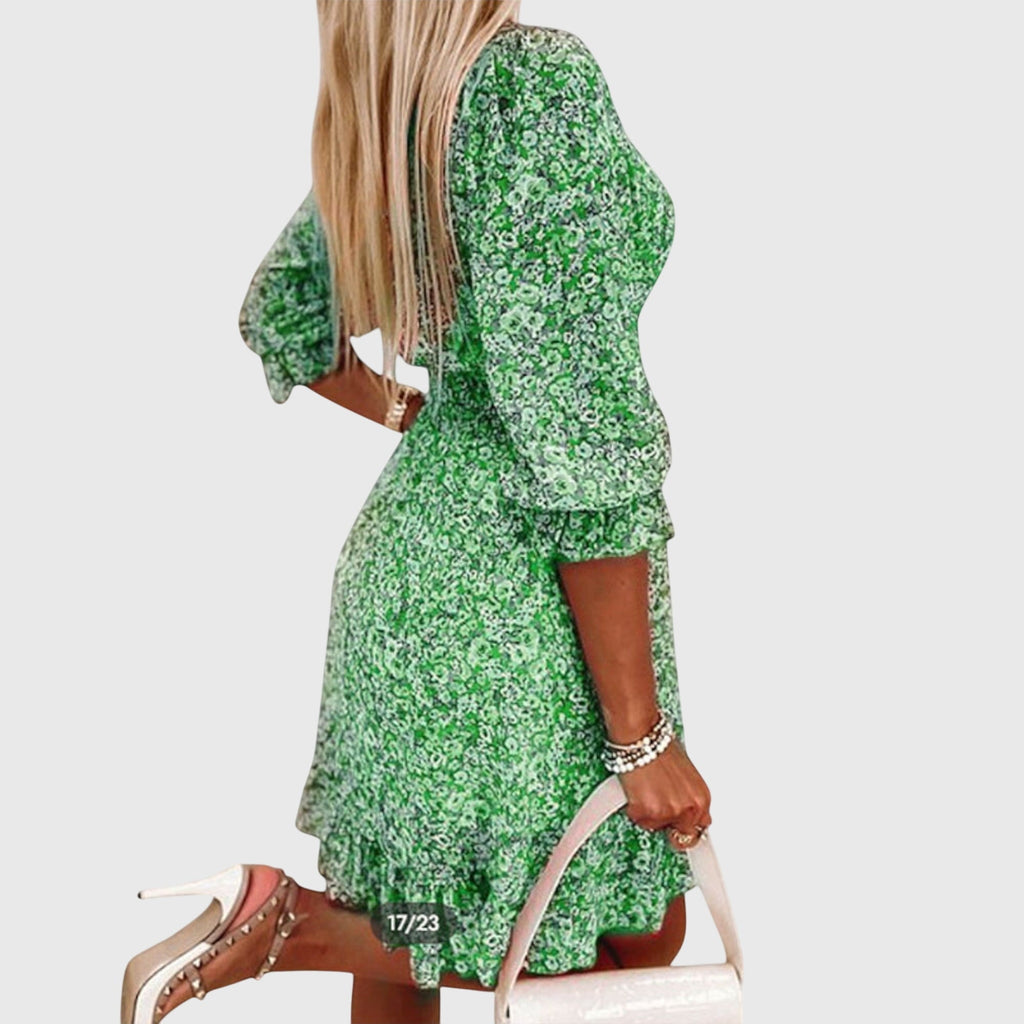 Elisa™ | Floral Sleeve Dress