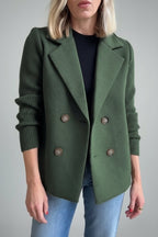 NINA | KNITTED SLEEVED BLAZER