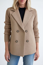 NINA | KNITTED SLEEVED BLAZER