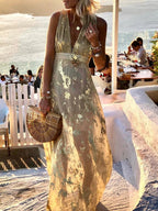 Amy | Elegant Floral Maxi Dress
