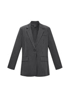 Gestreepte Elegante Jas