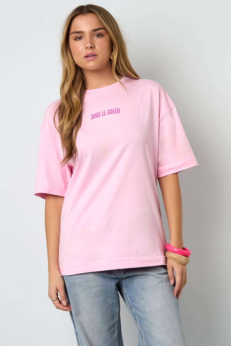 Sous le Soleil en France oversized T-shirt