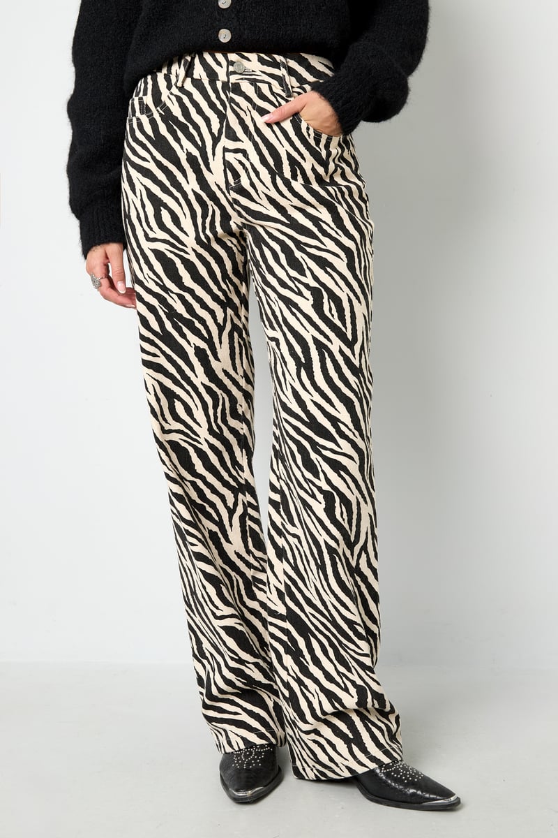 De zebra-jeans