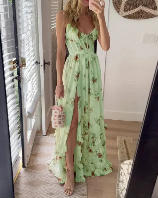 Sonja | Midi Dress with Floral Print