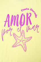 Amor por el mar oversized t-shirt