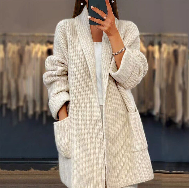Kiandra - Knitted Cardigan With Pockets