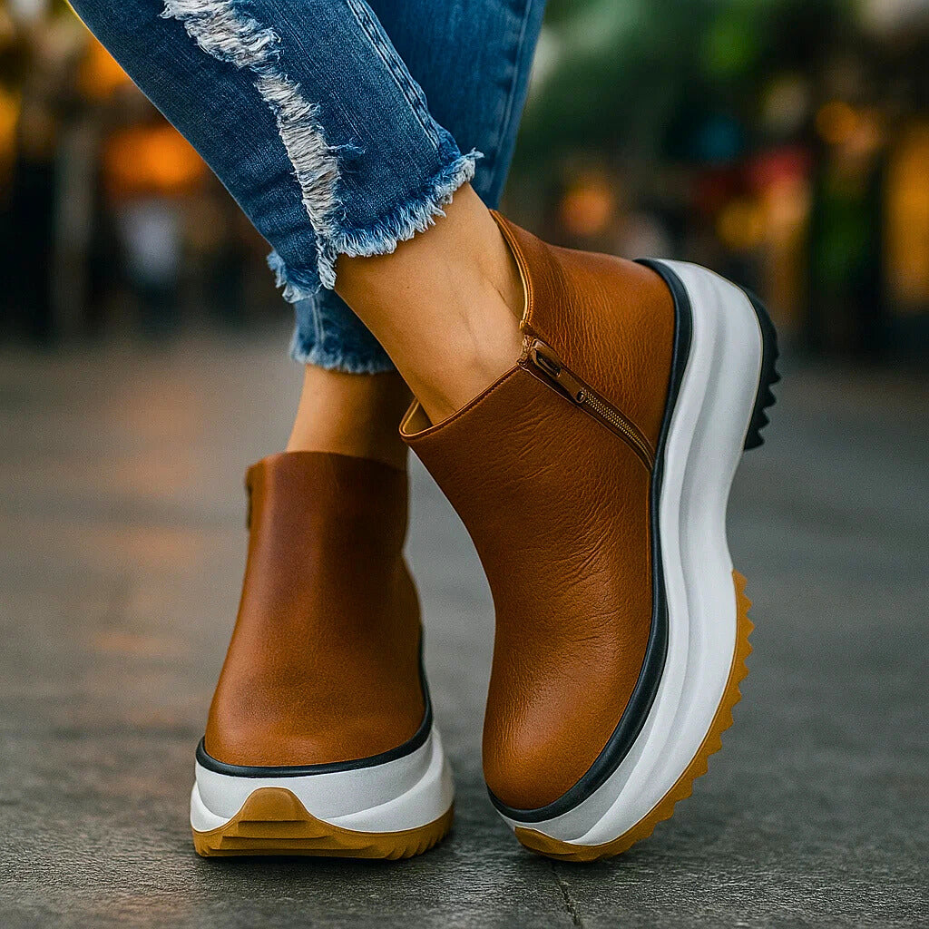 Fiona | Platform Ankle Boots