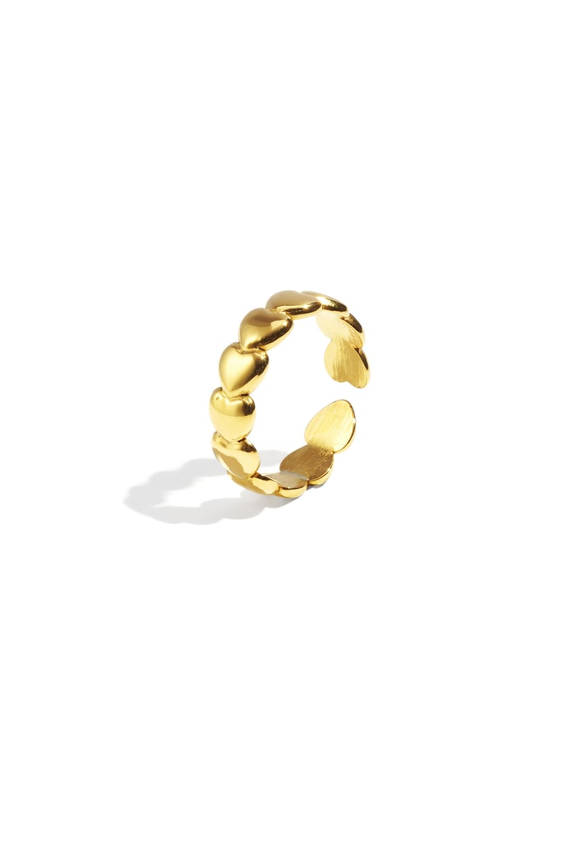 Stainless Steel Minimalist Rings Heart Casual Daily Simple Series Women's jewelry