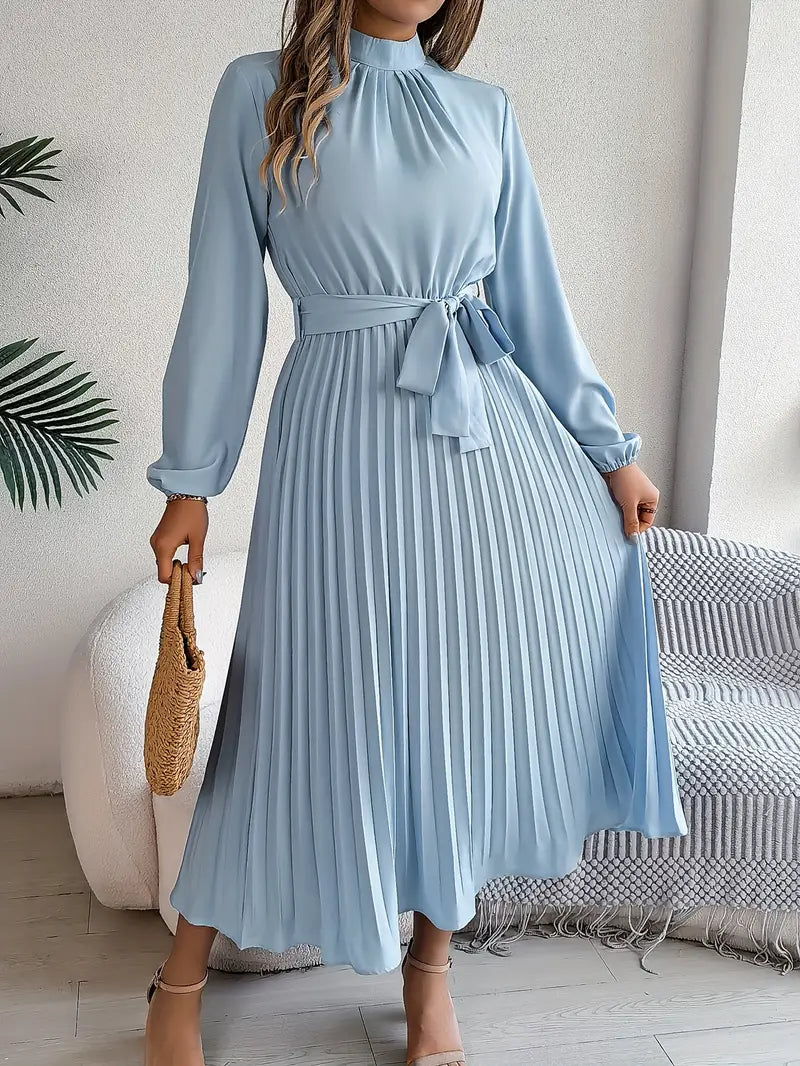 Lunessa™ | Elegant Pleated Dress