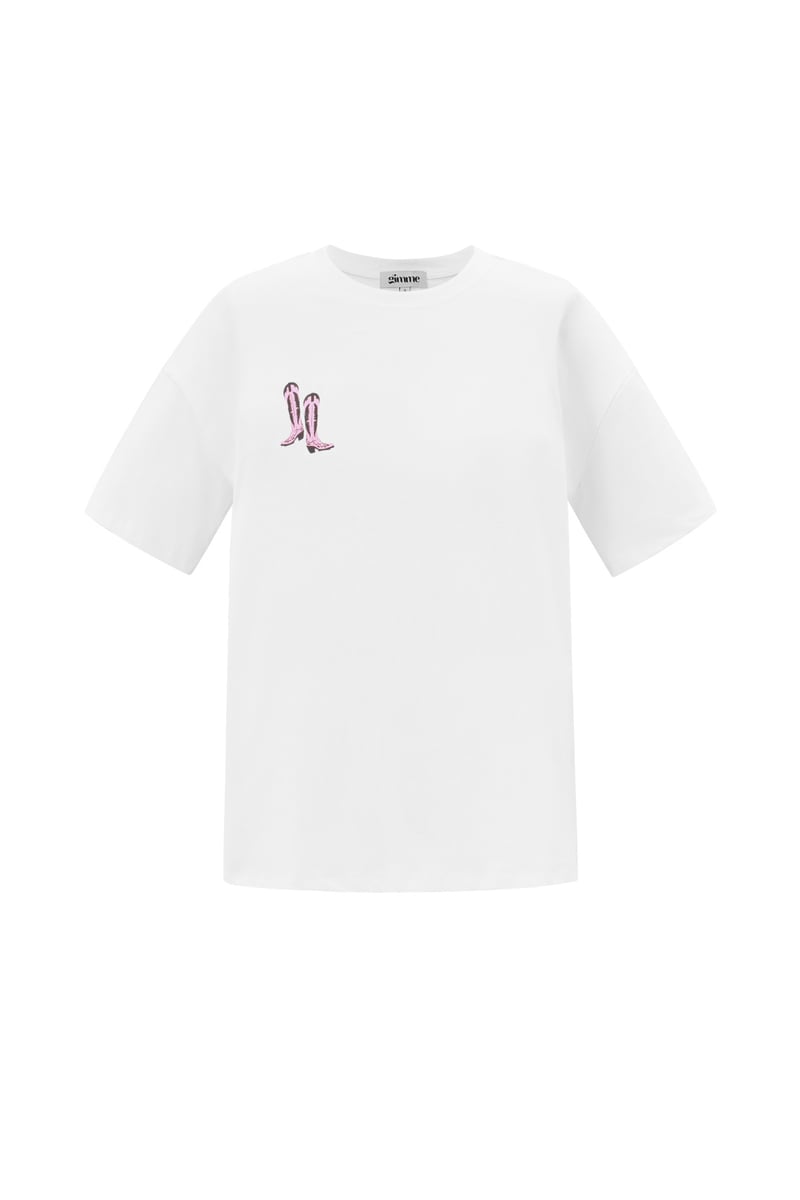 T-shirt Cowboylaarzen
