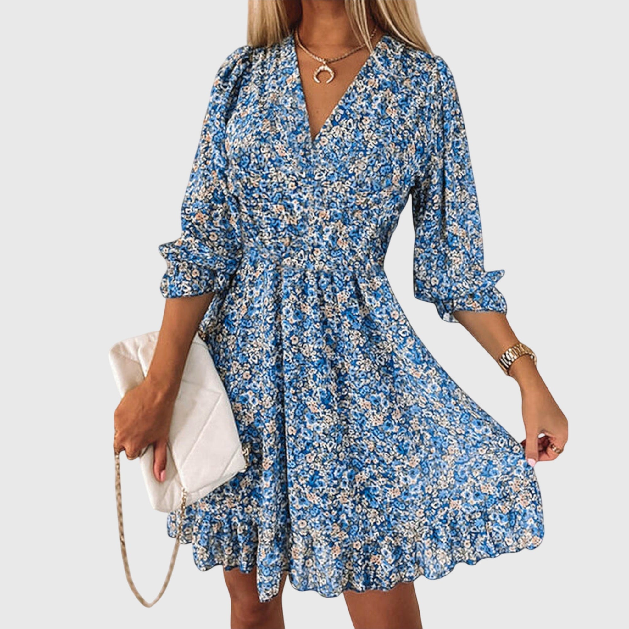 Elisa™ | Floral Sleeve Dress