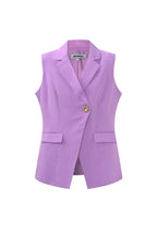 De mouwloze blazer