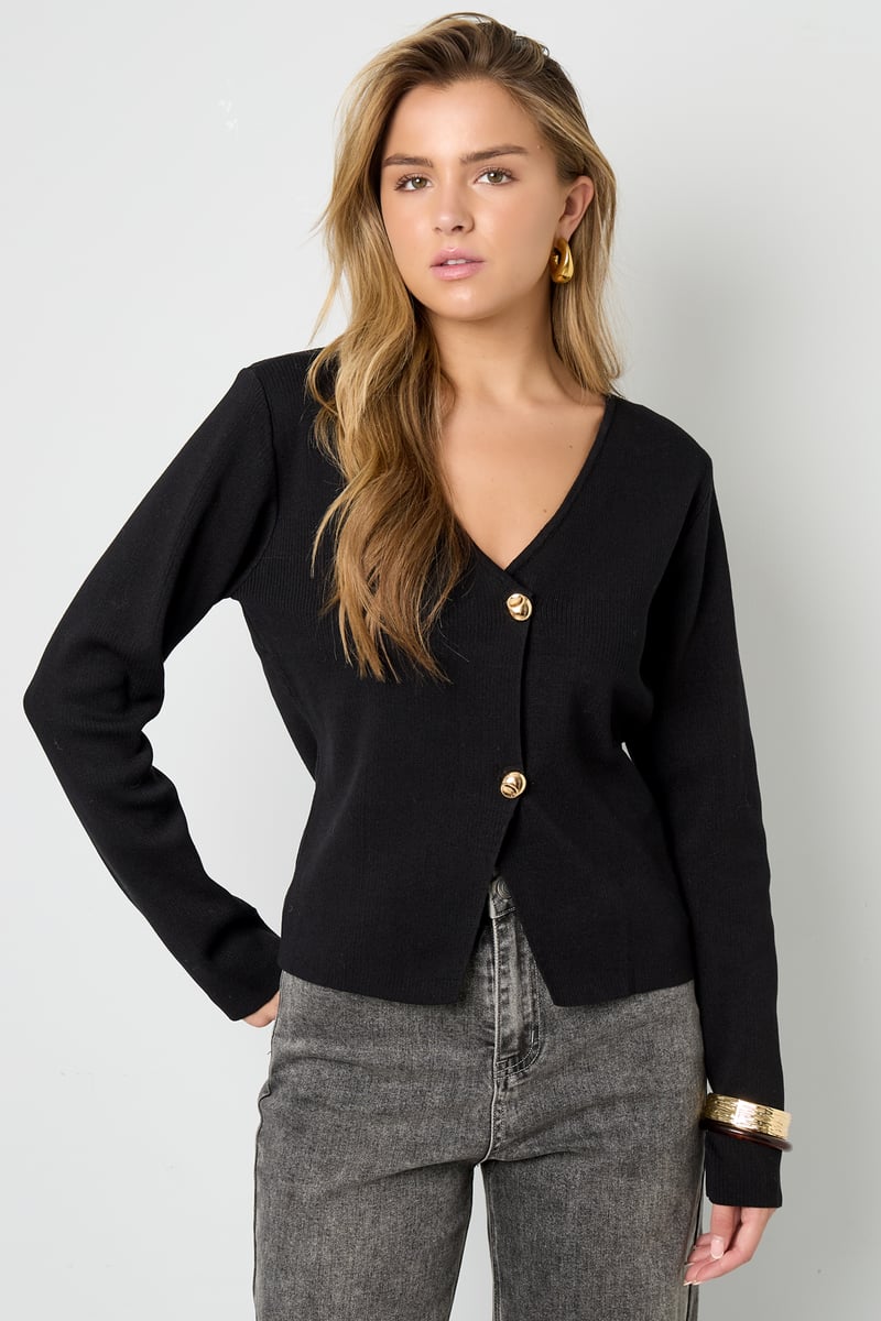 Een symmetrische cardigan