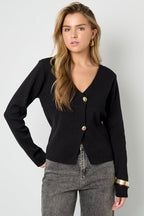Een symmetrische cardigan