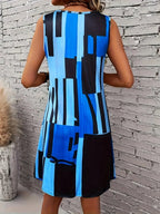 Elliette - Stylish Casual Geometric Dress