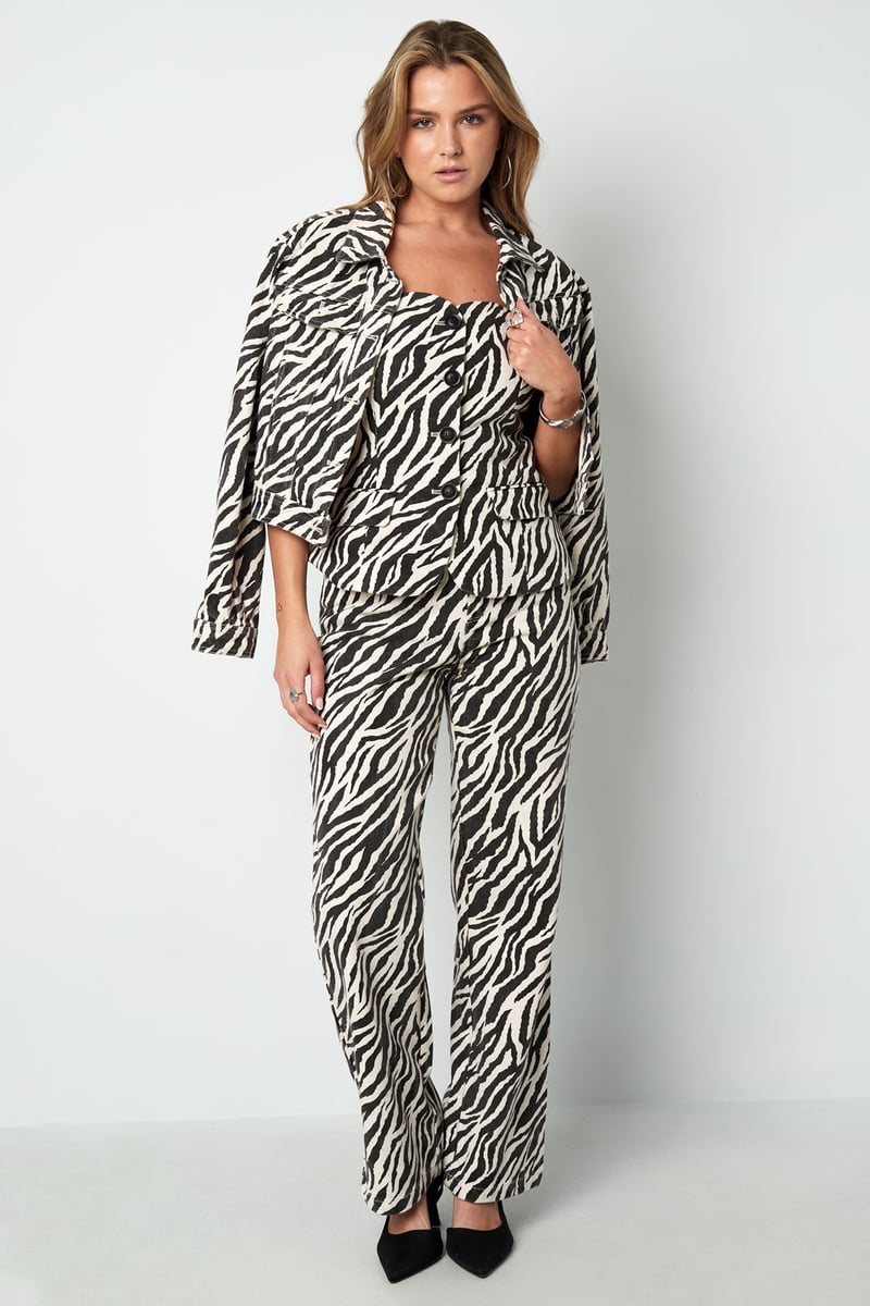 De zebra-jeans
