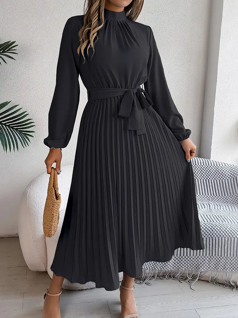 Lunessa™ | Elegant Pleated Dress