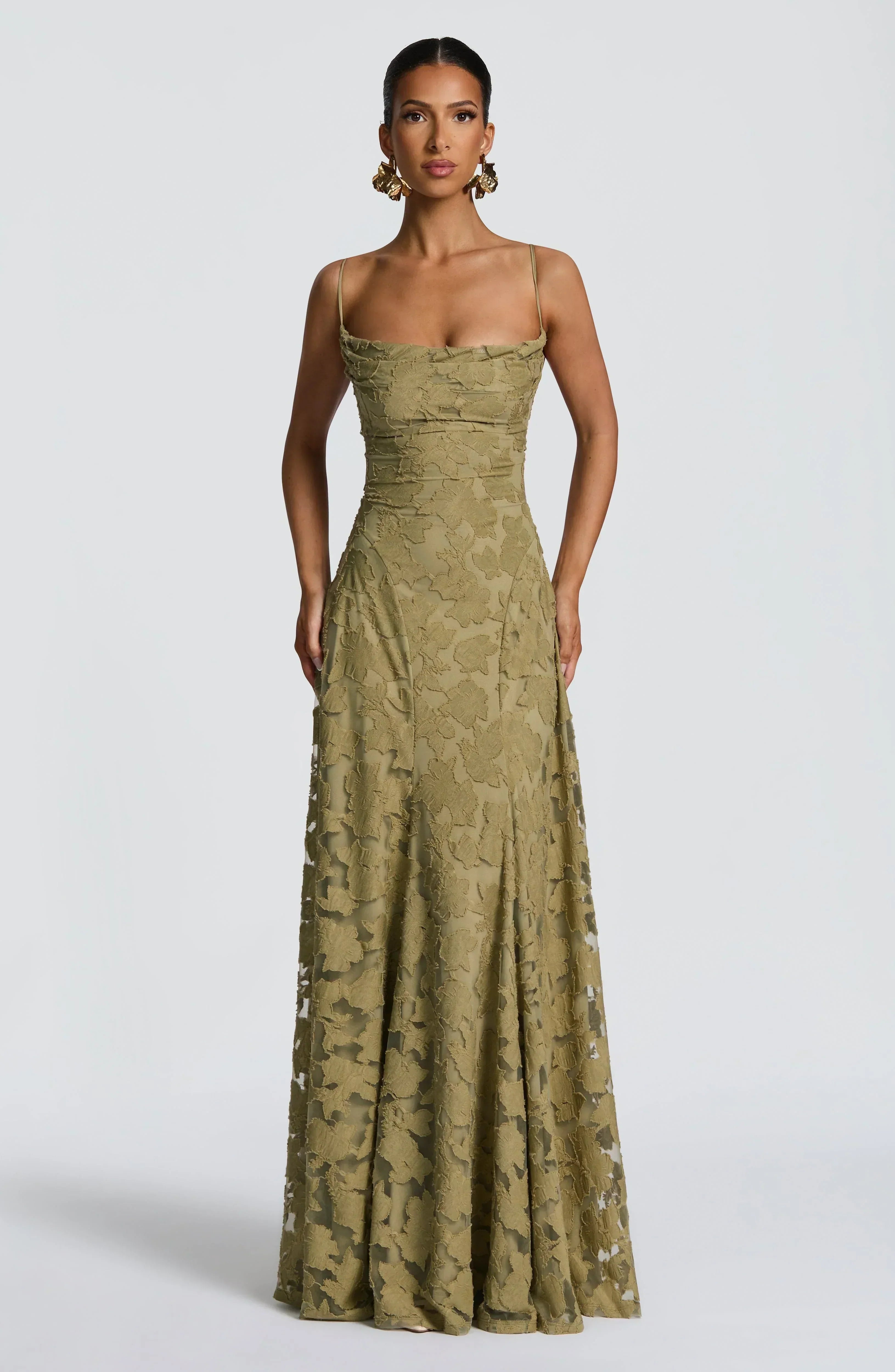 Clara -  Festive Maxi Dress
