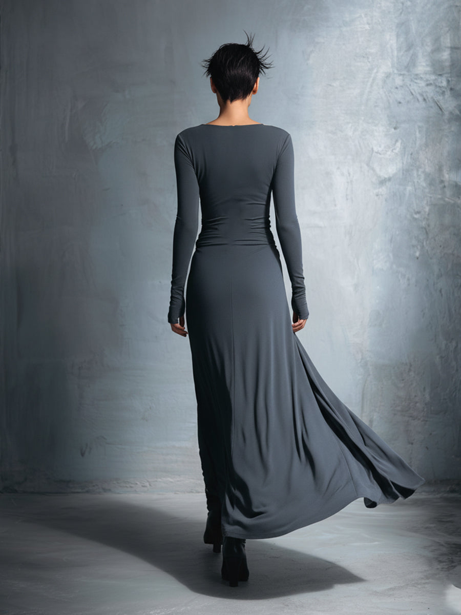 Ava - Maxi dress with bow on the side